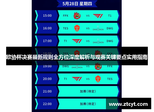 欧协杯决赛最新规则全方位深度解析与观赛关键要点实用指南 欧协杯决赛最新规则全方位深度解析与观赛关键要点实用指南